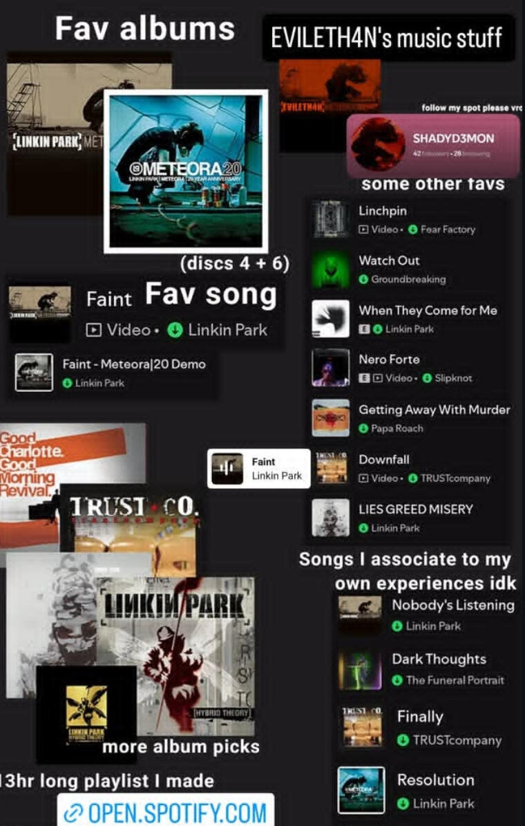 Idk why I did it but here's my whole entire music shrine